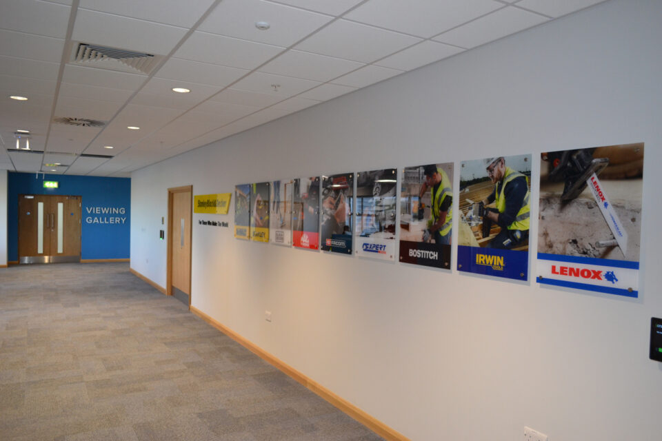 Stanley Black and Decker wall graphics