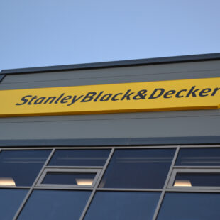 Stanley Black and Decker building signage